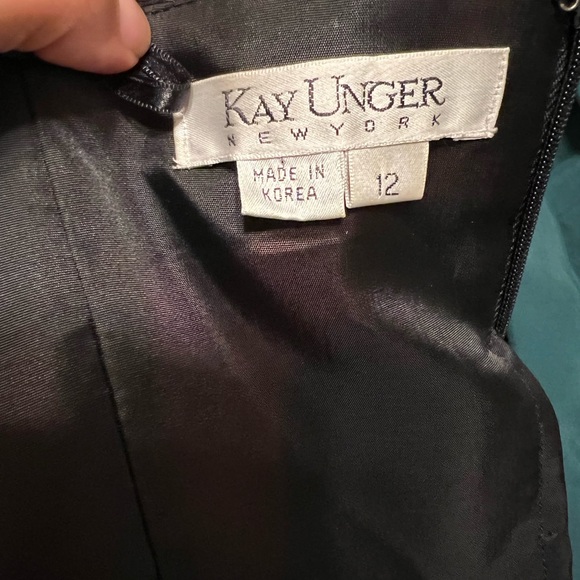 black white floral eyelet embroidered gown size 12 - Picture 7 of 11